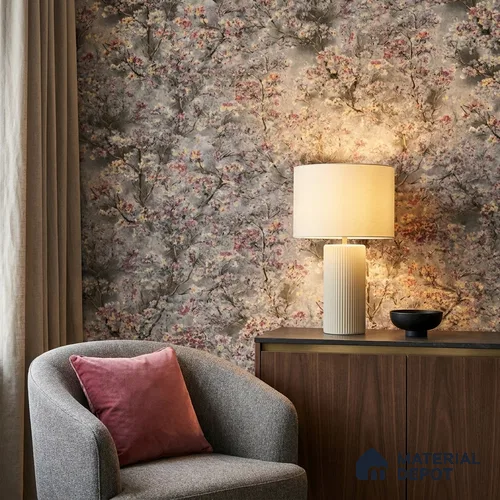 23803 | 10 Meter x 21 Inches Florals Look Wallpaper - 57.41 Sq. Ft. | Minimum 15% wastage during installation