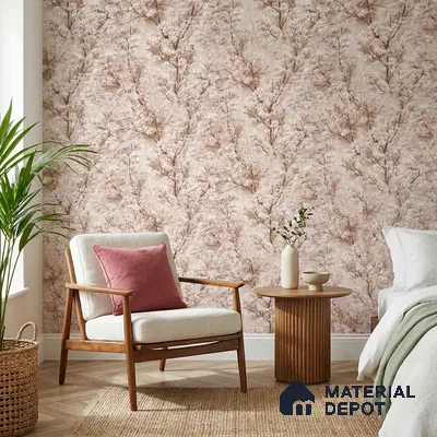 23804 | 10 Meter x 21 Inches Florals Look Wallpaper - 57.41 Sq. Ft. | Minimum 15% wastage during installation