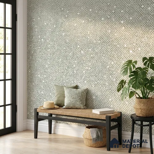23809 | 10 Meter x 21 Inches Patterned Look Wallpaper - 57.41 Sq. Ft. | Minimum 15% wastage during installation