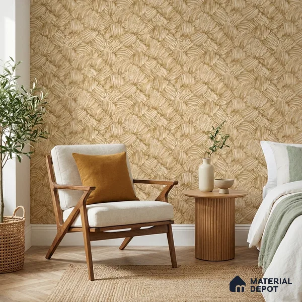 23831 | 10 Meter x 21 Inches Patterned Look Wallpaper - 57.41 Sq. Ft. | Minimum 15% wastage during installation