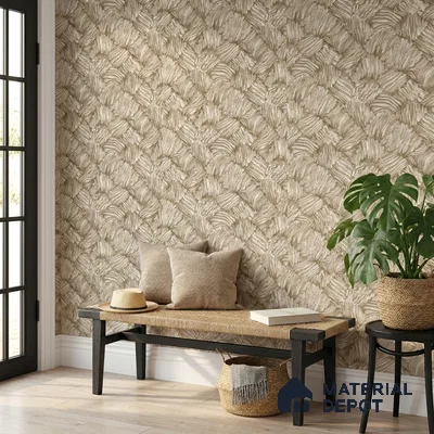 23833 | 10 Meter x 21 Inches Patterned Look Wallpaper - 57.41 Sq. Ft. | Minimum 15% wastage during installation