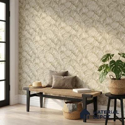 23834 | 10 Meter x 21 Inches Patterned Look Wallpaper - 57.41 Sq. Ft. | Minimum 15% wastage during installation