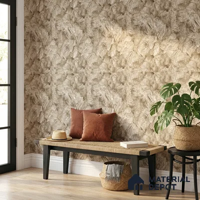 23841 | 10 Meter x 21 Inches Patterned Look Wallpaper - 57.41 Sq. Ft. | Minimum 15% wastage during installation