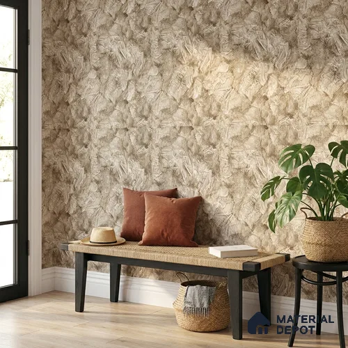 23841 | 10 Meter x 21 Inches Patterned Look Wallpaper - 57.41 Sq. Ft. | Minimum 15% wastage during installation
