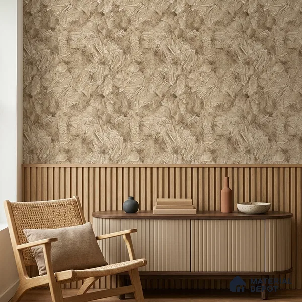 23842 | 10 Meter x 21 Inches Patterned Look Wallpaper - 57.41 Sq. Ft. | Minimum 15% wastage during installation