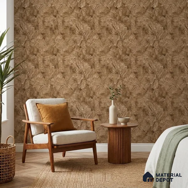 23843 | Warm Tan Diamond Weave Patterned Wallpaper - 10 Meter x 21 Inches, 57.41 Sq. Ft. (Min. 15% Wastage)