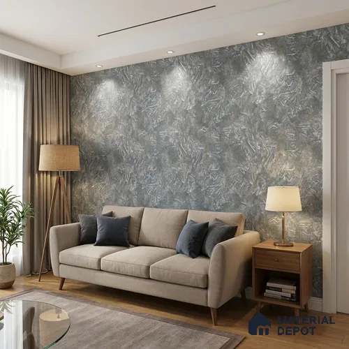 23844 | 10 Meter x 21 Inches Patterned Look Wallpaper - 57.41 Sq. Ft. | Minimum 15% wastage during installation
