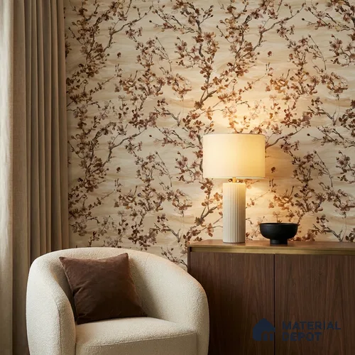 23851 | 10 Meter x 21 Inches Florals Look Wallpaper - 57.41 Sq. Ft. | Minimum 15% wastage during installation