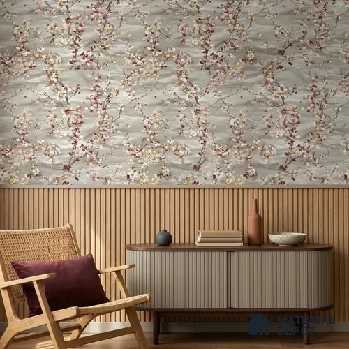 23855 | 10 Meter x 21 Inches Florals Look Wallpaper - 57.41 Sq. Ft. | Minimum 15% wastage during installation