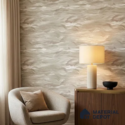 23856 | 10 Meter x 21 Inches Marble Look Wallpaper - 57.41 Sq. Ft. | Minimum 10% wastage during installation