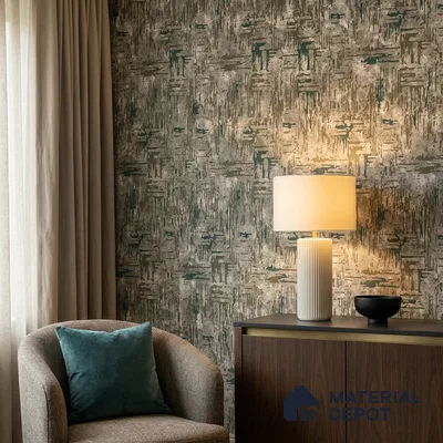 23873 | 10 Meter x 21 Inches Patterned Look Wallpaper - 57.41 Sq. Ft. | Minimum 15% wastage during installation