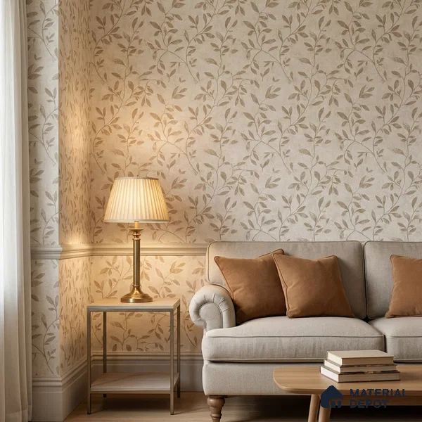 9005 | 10 Meter x 21 Inch Florals Look Wallpaper - 57 Sq. Ft. | Minimum 15% wastage during installation