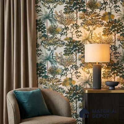 9007 | 10 Meter x 21 Inch  Tropical Look Wallpaper - 57 Sq. Ft. | Minimum 15% wastage during installation