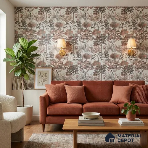 9011 | 10 Meter x 21 Inch Tropical Look Wallpaper - 57 Sq. Ft. | Minimum 15% wastage during installation