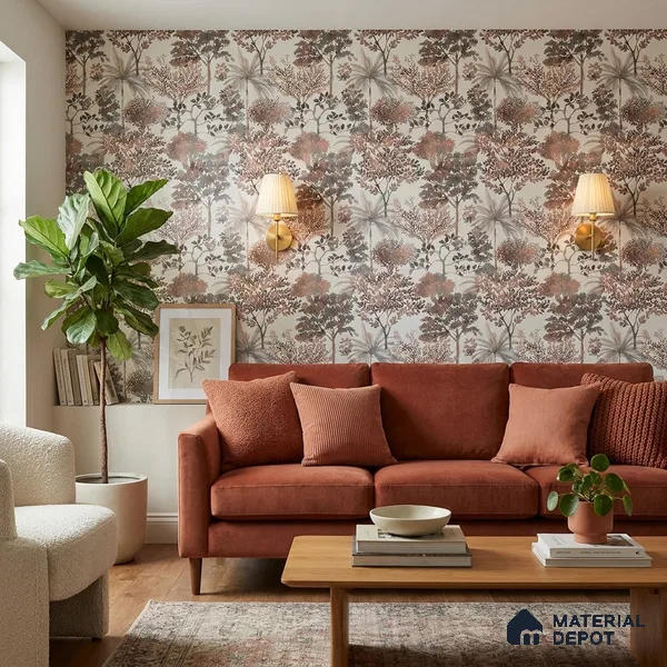 9011 | 10 Meter x 21 Inch Tropical Look Wallpaper - 57 Sq. Ft. | Minimum 15% wastage during installation