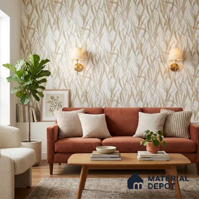 9020 | 10 Meter x 21 Inch  Tropical Look Wallpaper - 57 Sq. Ft. | Minimum 15% wastage during installation
