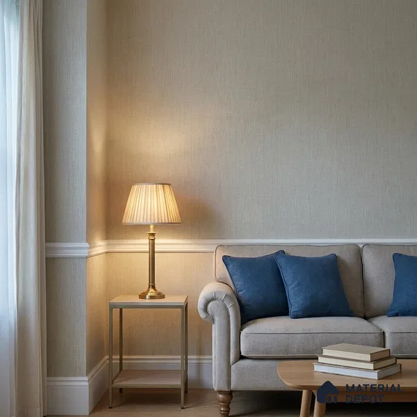 9060 | 10 Meter x 21 Inch  Fabric Look Wallpaper - 57 Sq. Ft. | Minimum 10% wastage during installation