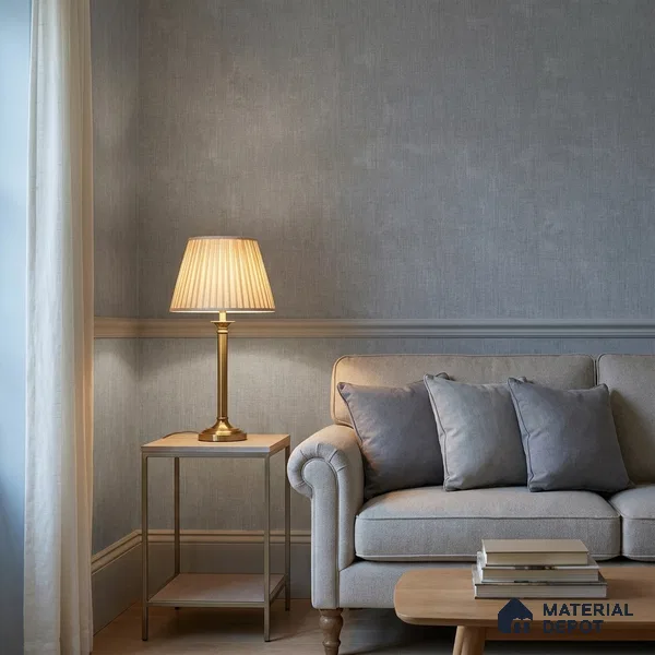 9070 | 10 Meter x 21 Inch Fabric Look Wallpaper - 57 Sq. Ft. | Minimum 10% wastage during installation