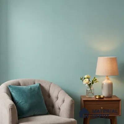 9072 | Teal Mint Plain Solid Patterned Wallpaper - 10 Meter x 21 Inch, 57 Sq. Ft. (Min. 15% Wastage)