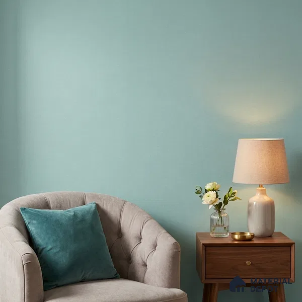 9072 | Teal Mint Plain Solid Patterned Wallpaper - 10 Meter x 21 Inch, 57 Sq. Ft. (Min. 15% Wastage)