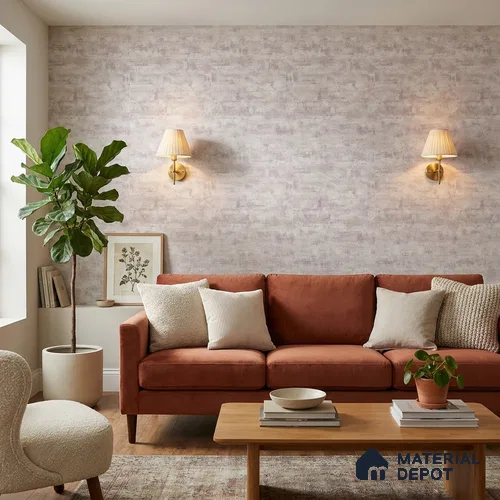 9073 | 10 Meter x 21 Inch Patterned Look Wallpaper - 57 Sq. Ft. | Minimum 15% wastage during installation