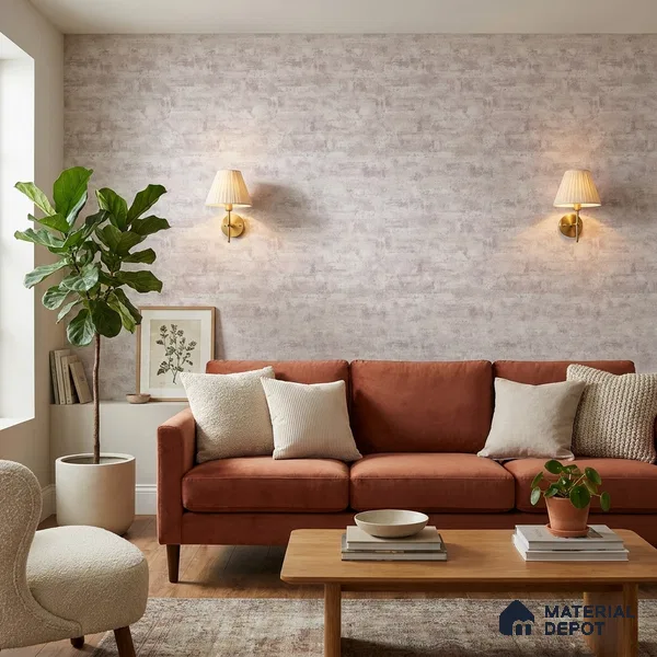 9073 | 10 Meter x 21 Inch Patterned Look Wallpaper - 57 Sq. Ft. | Minimum 15% wastage during installation