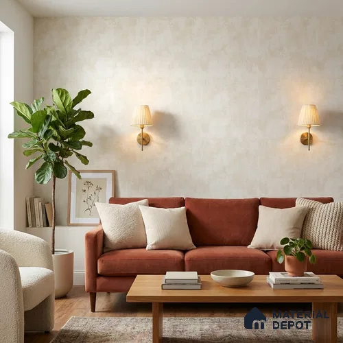 9076 | 10 Meter x 21 Inch Marble Look Wallpaper - 57 Sq. Ft. | Minimum 10% wastage during installation