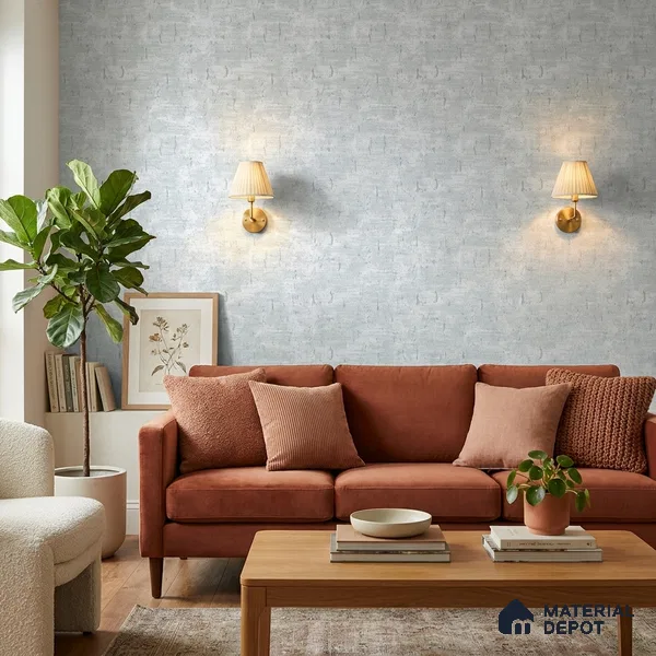 9048 | 10 Meter x 21 Inch Patterned Look Wallpaper - 57 Sq. Ft. | Minimum 15% wastage during installation