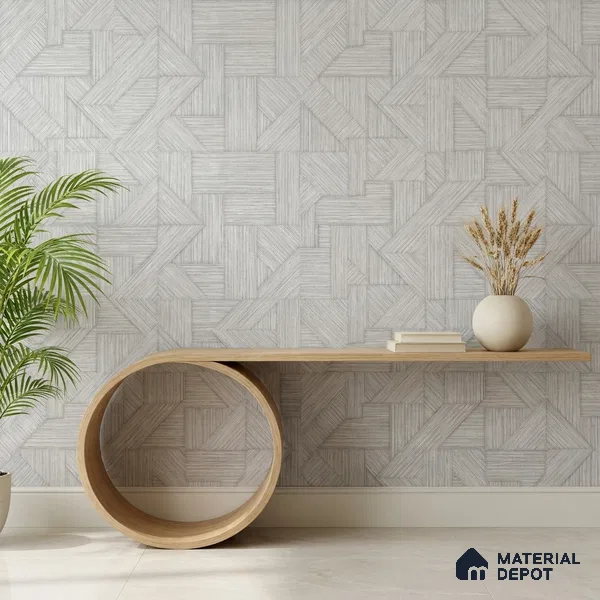 74035-1 | 5 Meter x 42 Inch 74035 Geometric Look Wallpaper - 57.41 Sq. Ft. | Minimum 15% wastage during installation