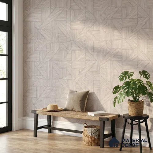 74035-2 | 5 Meter x 42 Inch 74035 Geometric Look Wallpaper - 57.41 Sq. Ft. | Minimum 15% wastage during installation
