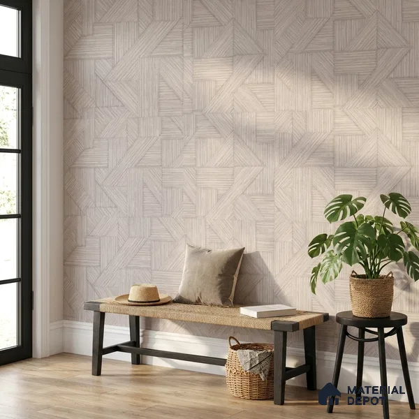74035-2 | 5 Meter x 42 Inch 74035 Geometric Look Wallpaper - 57.41 Sq. Ft. | Minimum 15% wastage during installation
