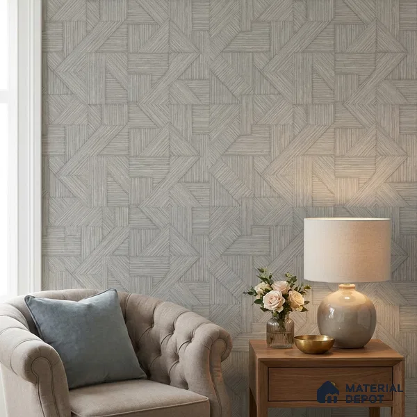 74035-3 | 5 Meter x 42 Inch 74035 Geometric Look Wallpaper - 57.41 Sq. Ft. | Minimum 15% wastage during installation