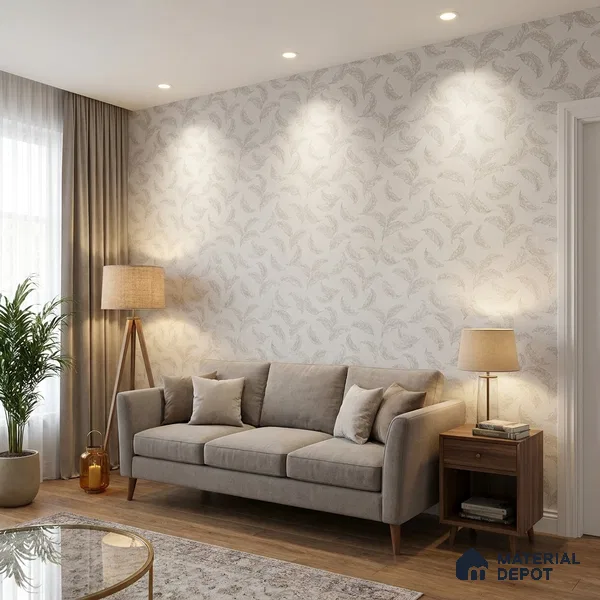 74042-1 | 5 Meter x 42 Inch 74042 Florals Look Wallpaper - 57.41 Sq. Ft. | Minimum 15% wastage during installation