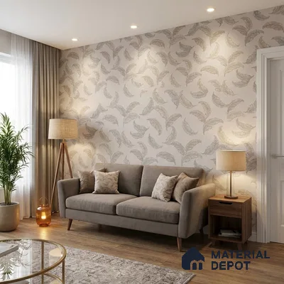 74042-2 | 5 Meter x 42 Inch 74042 Florals Look Wallpaper - 57.41 Sq. Ft. | Minimum 15% wastage during installation