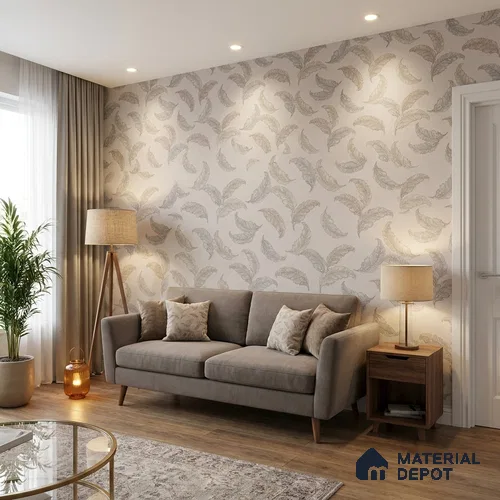 74042-2 | 5 Meter x 42 Inch 74042 Florals Look Wallpaper - 57.41 Sq. Ft. | Minimum 15% wastage during installation