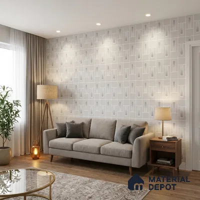 74040-1 | 5 Meter x 42 Inch 74040 Patterned Look Wallpaper - 57.41 Sq. Ft. | Minimum 15% wastage during installation