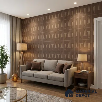 74040-5 | 5 Meter x 42 Inch 74040 Patterned Look Wallpaper - 57.41 Sq. Ft. | Minimum 15% wastage during installation