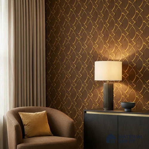 WK160-20 | 10 Meter x 21 Inches Patterned Look Wallpaper - 57.37 Sq. Ft. | Minimum 15% wastage during installation