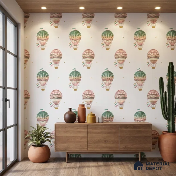 5175-1 | 4 Meter x 42 Inches Patterned Look Wallpaper - 45.94 Sq. Ft. | Minimum 15% wastage during installation