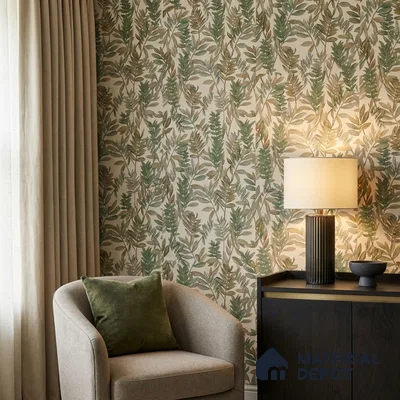 WK160-59 | 10 Meter x 21 Inches Florals Look Wallpaper - 57.37 Sq. Ft. | Minimum 15% wastage during installation