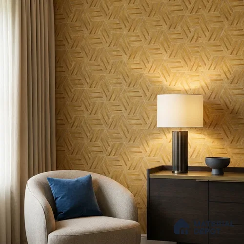 WK160-47 | 10 Meter x 21 Inches Geometric Look Wallpaper - 57.37 Sq. Ft. | Minimum 15% wastage during installation