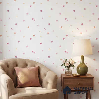 5192-1 | 4 Meter x 42 Inches Patterned Look Wallpaper - 45.94 Sq. Ft. | Minimum 15% wastage during installation