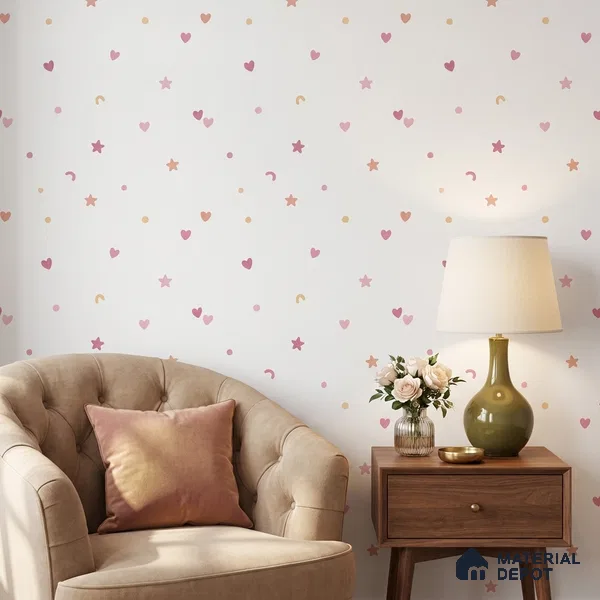 5192-1 | 4 Meter x 42 Inches Patterned Look Wallpaper - 45.94 Sq. Ft. | Minimum 15% wastage during installation