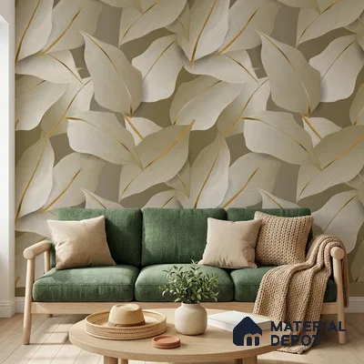 1133 | 10 Meter x 21 Inches Florals Look Wallpaper - 57.37 Sq. Ft. | Minimum 15% wastage during installation