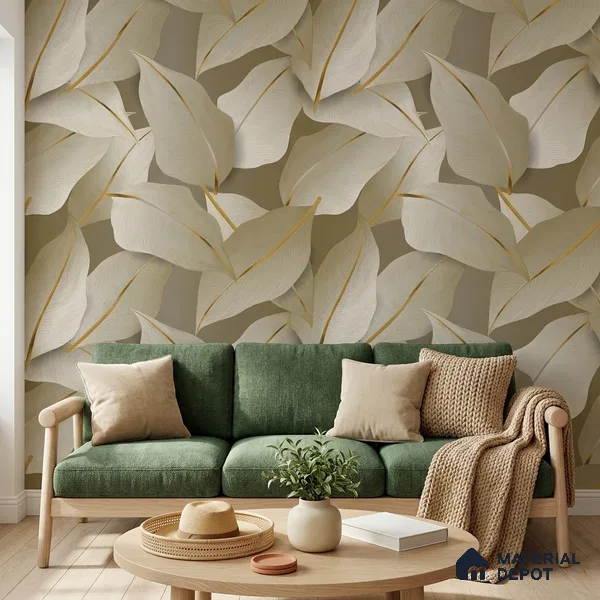 1133 | 10 Meter x 21 Inches Florals Look Wallpaper - 57.37 Sq. Ft. | Minimum 15% wastage during installation