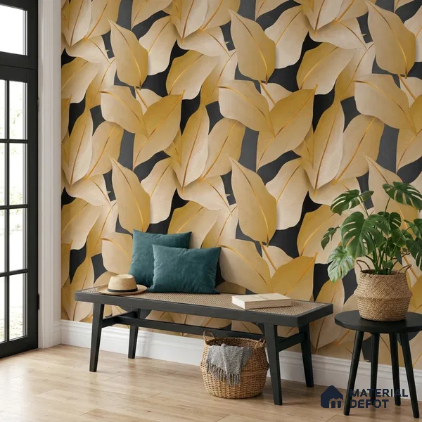 1130 | 10 Meter x 21 Inches Florals Look Wallpaper - 57.37 Sq. Ft. | Minimum 15% wastage during installation