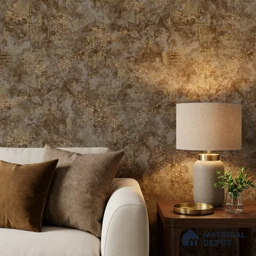 1137 | 10 Meter x 21 Inches Patterned Look Wallpaper - 57.37 Sq. Ft. | Minimum 15% wastage during installation