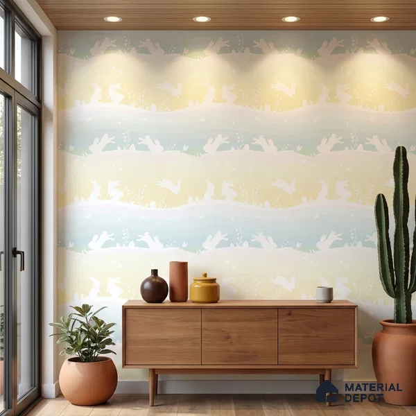 5174-1 | 4 Meter x 42 Inches Patterned Look Wallpaper - 45.94 Sq. Ft. | Minimum 15% wastage during installation