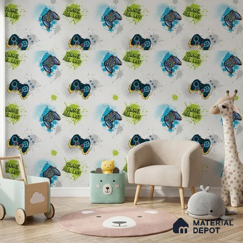 5160-1 | 4 Meter x 42 Inches Patterned Look Wallpaper - 45.94 Sq. Ft. | Minimum 15% wastage during installation
