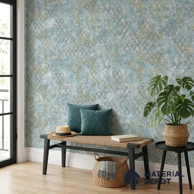 1150 | 10 Meter x 21 Inches Patterned Look Wallpaper - 57.37 Sq. Ft. | Minimum 15% wastage during installation